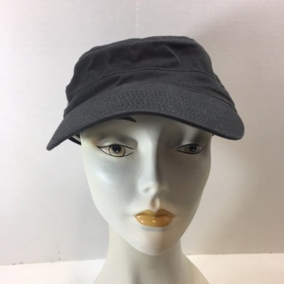 GAP Military Style Baseball Cap Cotton Hat Dark Green/Brown S/M - Picture 3 of 7